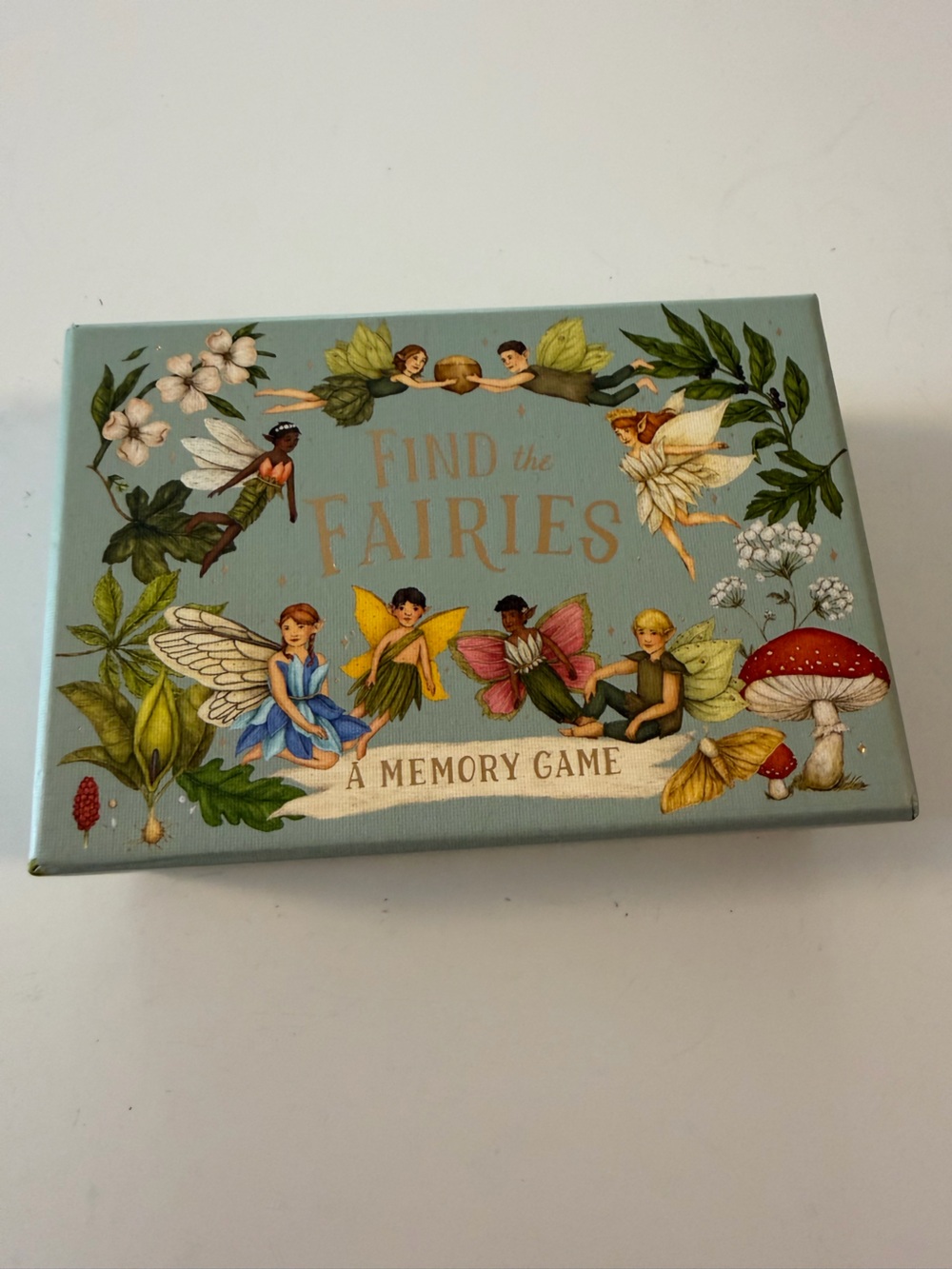 Find the Fairies Memory Game Botanical Fairy Matching Game Complete Gift Set